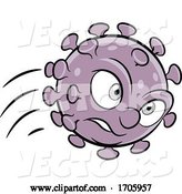 Vector of Cartoon Attacking Coronavirus by Cidepix