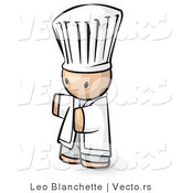 Vector of Cartoon Chef with Arms Held out by Leo Blanchette
