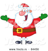 Vector of Cheerful Santa Claus by Hit Toon