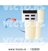 Vector of Gasoline Pump at a Gas Station by Rasmussen Images