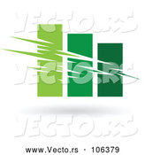 Vector of Green Bar Graph by Cidepix