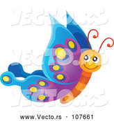 Vector of Happy Butterfly by Visekart