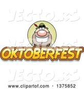 Vector of Happy Cartoon Oktoberfest German Guy by Cory Thoman