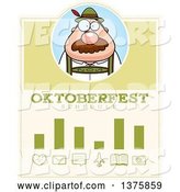 Vector of Happy Cartoon Oktoberfest German Guy Schedule Design by Cory Thoman