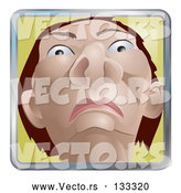 Vector of Native American Indian Guy from a Low View by AtStockIllustration