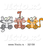 Vector of No Evil Cats by Toonaday