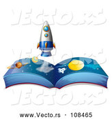 Vector of Open Astronomy Book by