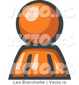 Vector of Orange Guy Avatar Character by Leo Blanchette