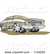 Vector of Retro Ford Fairmont Muscle Car by Patrimonio