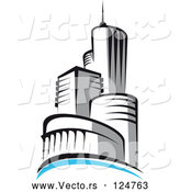 Vector of Skyscraper Logo - 5 by Vector Tradition SM