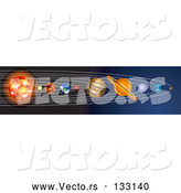 Vector of the Planets of the Solar System by AtStockIllustration
