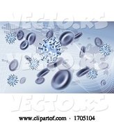Vector of Virus Cells Viral Spread Pandemic Map Concept by AtStockIllustration