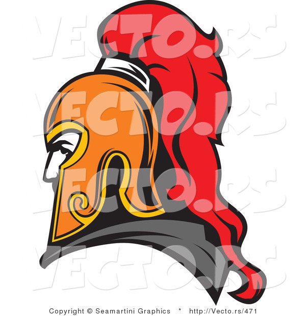 Vector of a Roman Soldier Profile Avatar