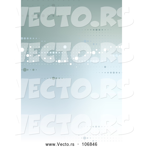 Vector of Background or Backdrop of Dts on Gradient Green