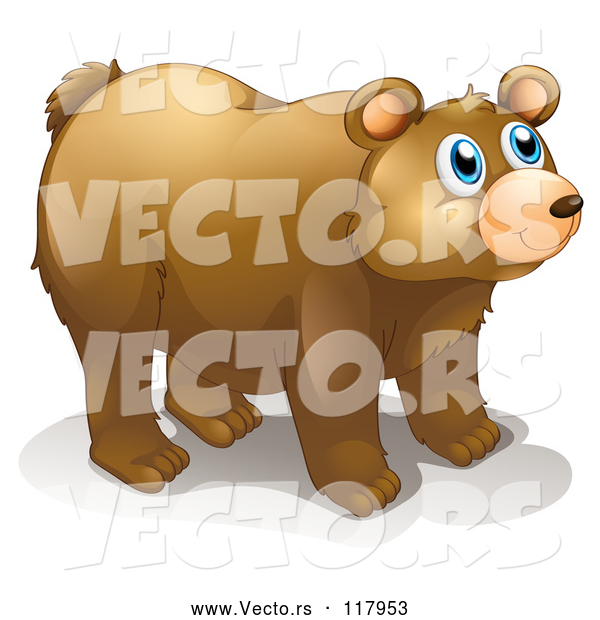 Vector of Blue Eyed Bear