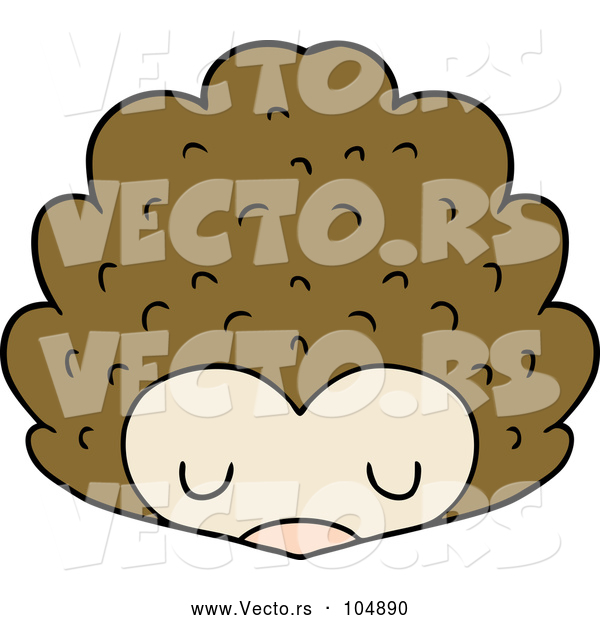 Vector of Cartoon Hedgehog