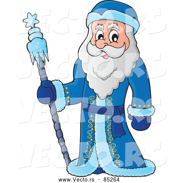 Vector of Father Frost Smiling