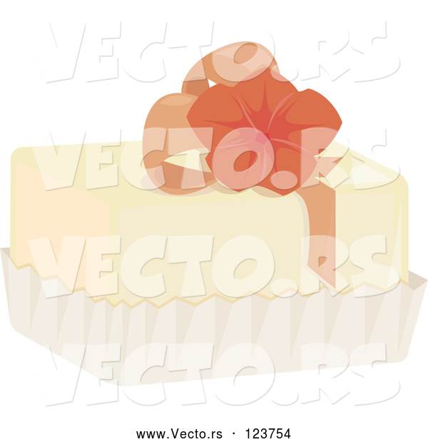 Vector of Floral Petite Four 1