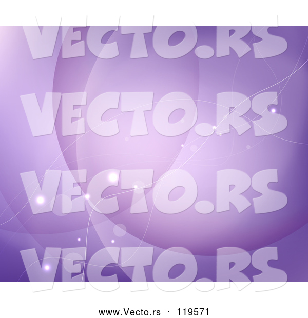 Vector of Purple Abstract Background with Flares and Lines