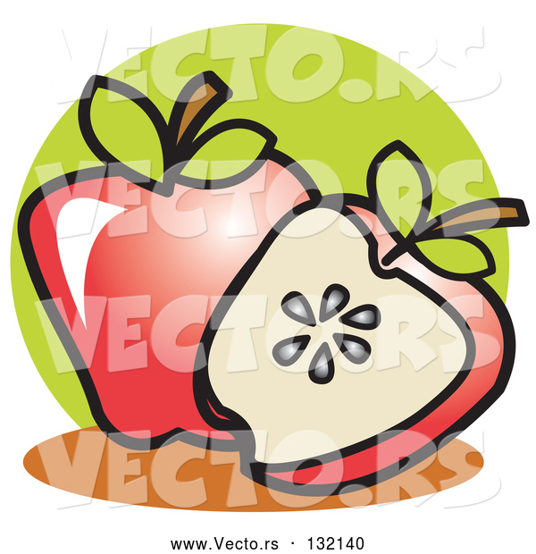 Vector of Whole Apple