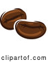 Cartoon Vector of Coffee Beans by Vector Tradition SM
