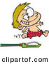 Vector of a Happy Cartoon Boy Running Through Water SprinklersHappy Cartoon Boy Running Through Water Sprinklers by Toonaday