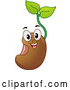Vector of a Happy Cartoon Seedling Plant Mascot by BNP Design Studio