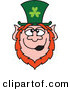 Vector of a Happy St. Paddy's Day Cartoon Leprechaun by Zooco