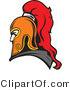 Vector of a Roman Soldier Profile Avatar by Vector Tradition SM