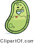 Vector of a Sick Cartoon Germ Character by Cory Thoman