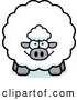 Vector of Cartoon Chubby Sheep by Cory Thoman