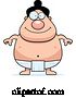 Vector of Cartoon Chubby Sumo Wrestler by Cory Thoman