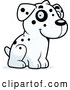 Vector of Cartoon Dalmatian Puppy Sitting by Cory Thoman
