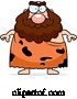 Vector of Cartoon Plump Caveman with a Beard by Cory Thoman