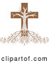 Vector of Deeply Rooted Crucifix Tree by Inkgraphics