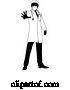 Vector of Doctor in PPE Mask Stop Hand Sign Medical Concept by AtStockIllustration
