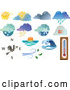Vector of Extreme Weather Icon Series by Frisko