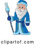 Vector of Father Frost Smiling by Visekart
