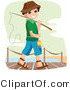 Vector of Happy Boy Going Fishing by BNP Design Studio