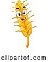 Vector of Happy Cartoon Wheat Mascot by BNP Design Studio