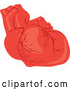 Vector of Human Heart with Veins by Rosie Piter
