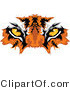 Vector of Intimidating Tiger Eyes - Mascot Design by Chromaco
